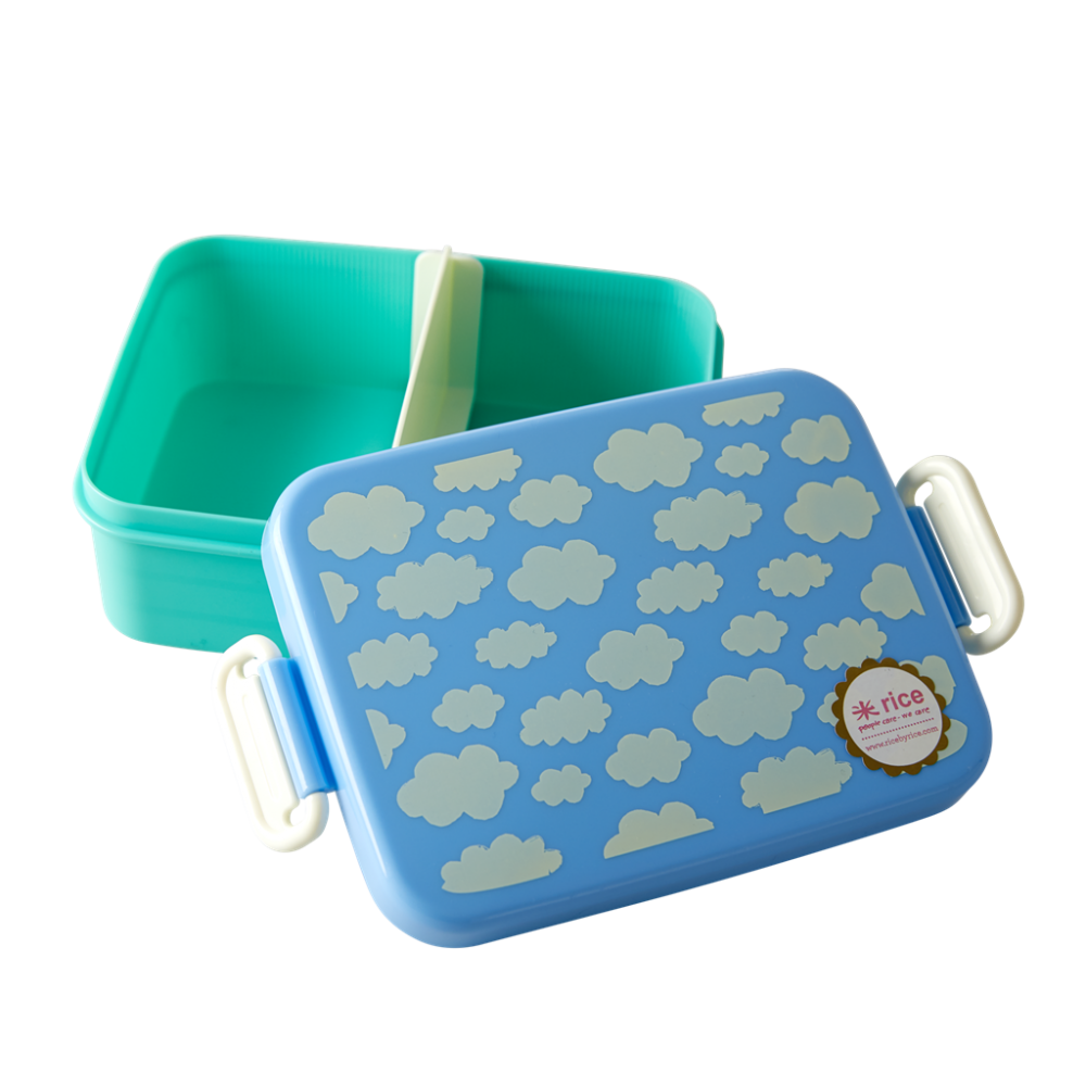 Blue Cloud Print Lunchbox By Rice DK